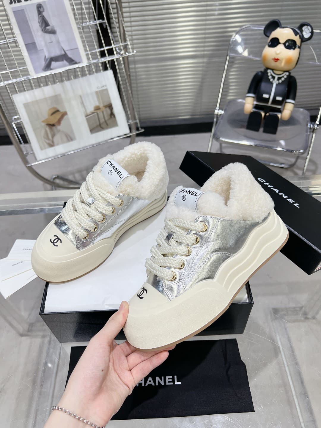 Chanel Women's Platform Sneaker