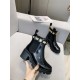 Gucci Ankle Boots Leather with Belt Crystals