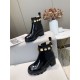 Gucci Ankle Boots Leather with Belt Crystals