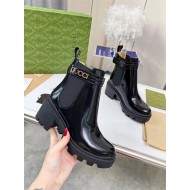 Gucci Ankle Boots Leather with Logo