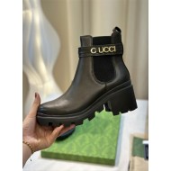 Gucci Ankle Boots Leather with Logo