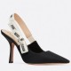 Dior J ADior Pumps In Black Technical Canvas