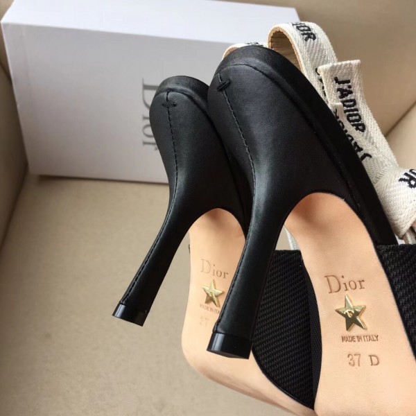 Dior J ADior Pumps In Black Technical Canvas