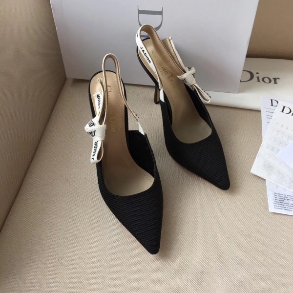 Dior J ADior Pumps In Black Technical Canvas