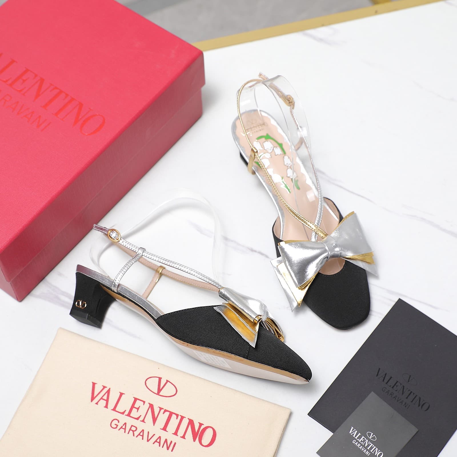 Valentino Women's Slingback Pumps 50mm