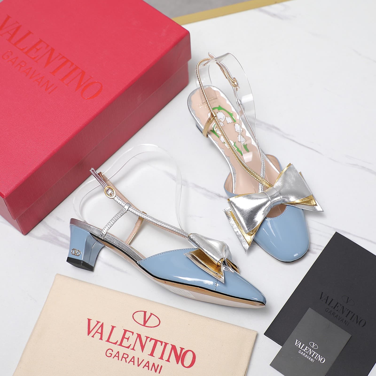 Valentino Women's Slingback Pumps 50mm