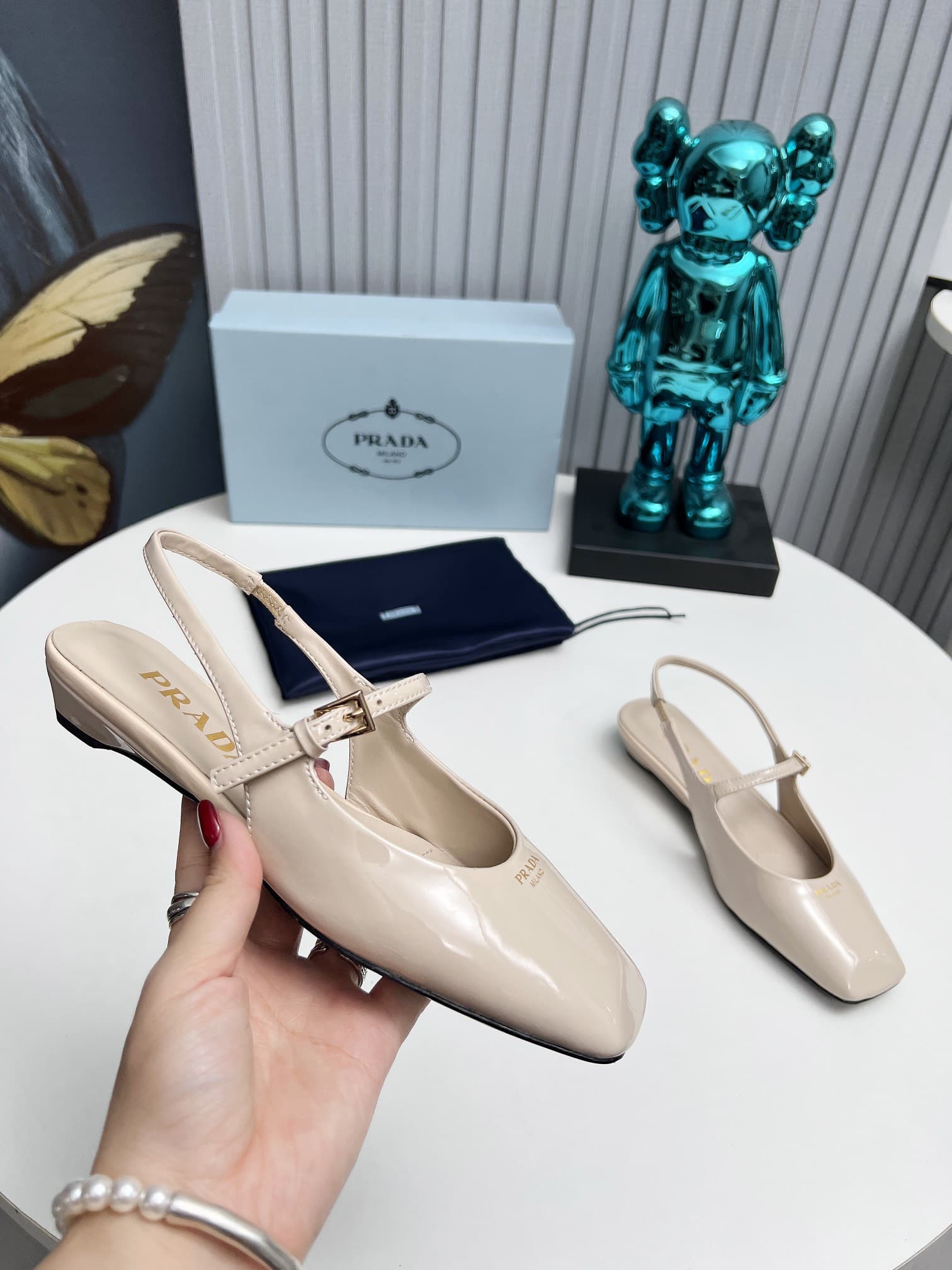 Prada Women's Slingback Flats