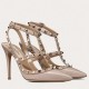 Valentino Rockstud Caged Pumps 100mm Patent Leather