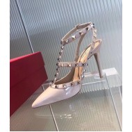 Valentino Rockstud Caged Pumps 100mm Patent Leather