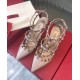 Valentino Rockstud Caged Pumps 100mm Patent Leather