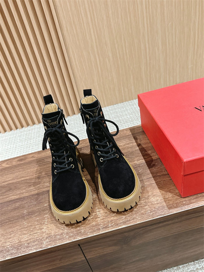 Valentino COMBAT BOOT Lace-up