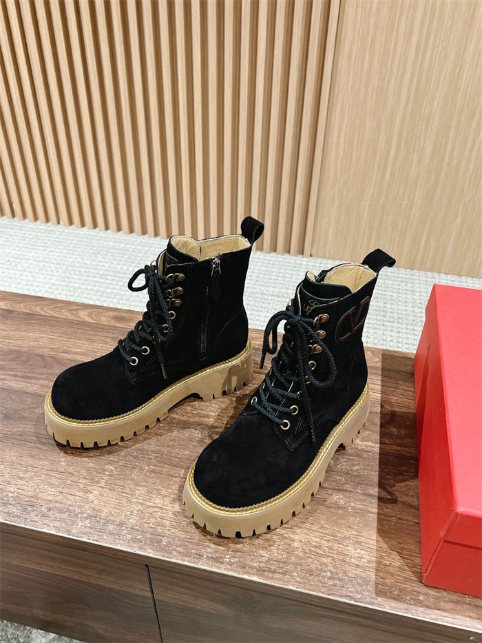 Valentino COMBAT BOOT Lace-up