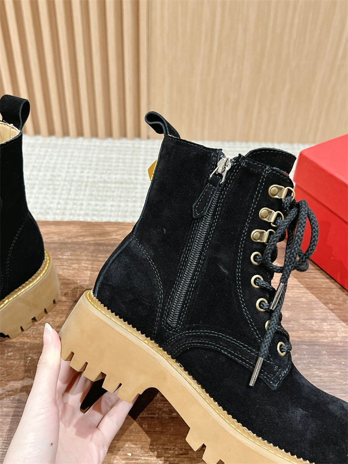 Valentino COMBAT BOOT Lace-up