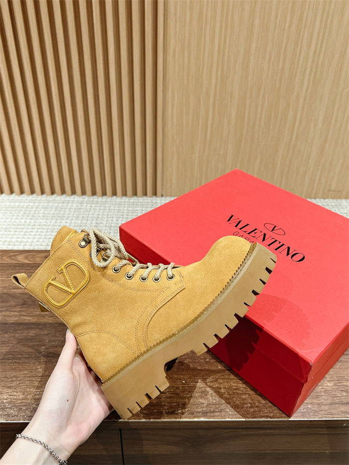 Valentino COMBAT BOOT Lace-up