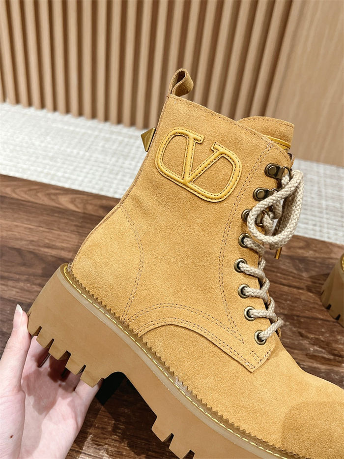 Valentino COMBAT BOOT Lace-up