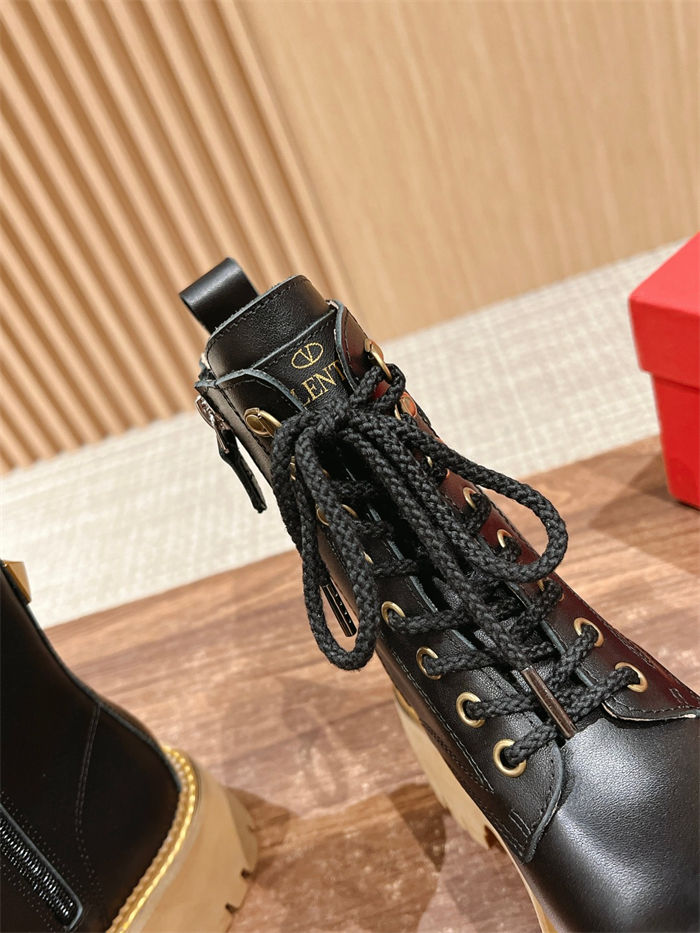 Valentino COMBAT BOOT Lace-up