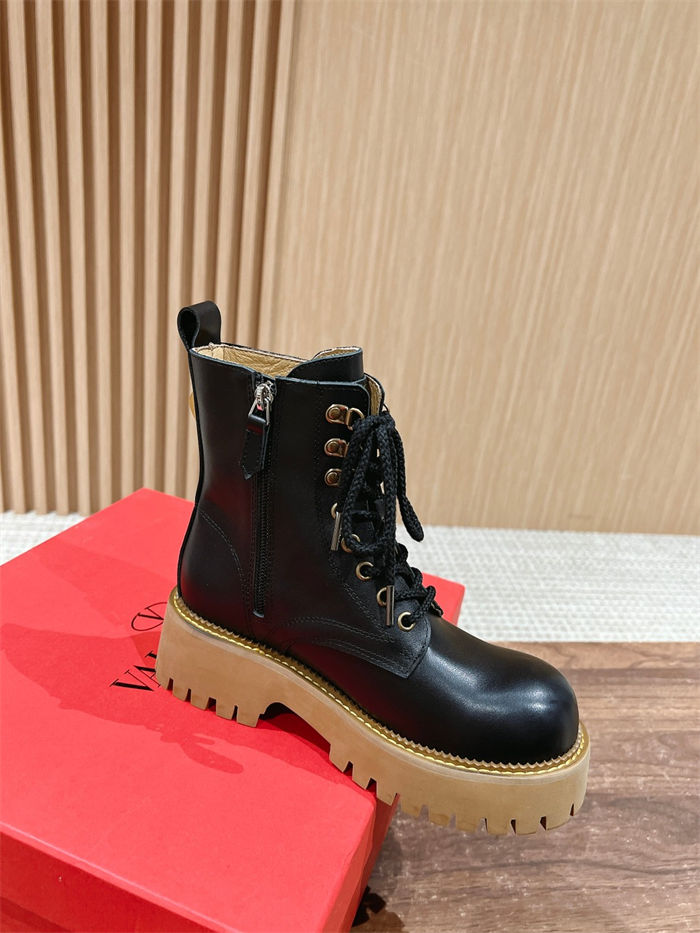 Valentino COMBAT BOOT Lace-up