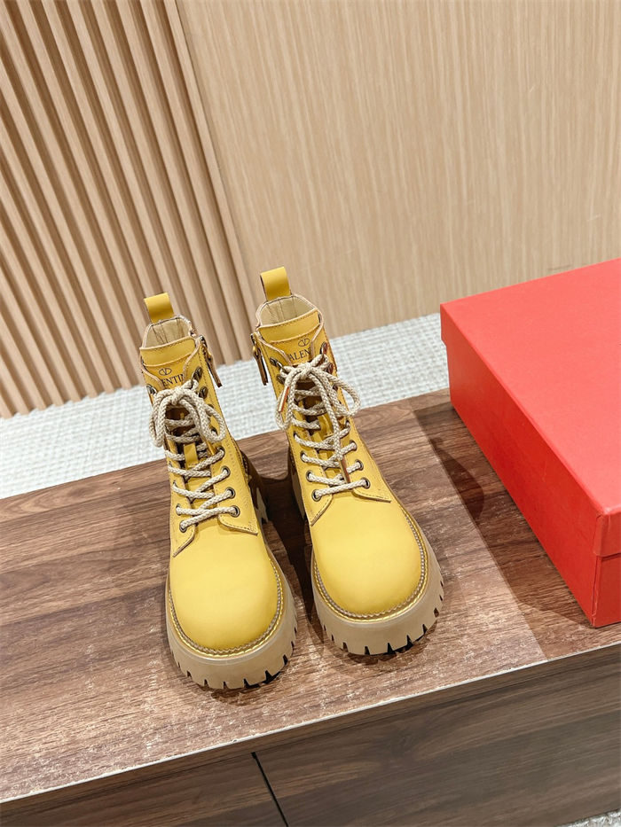 Valentino COMBAT BOOT Lace-up