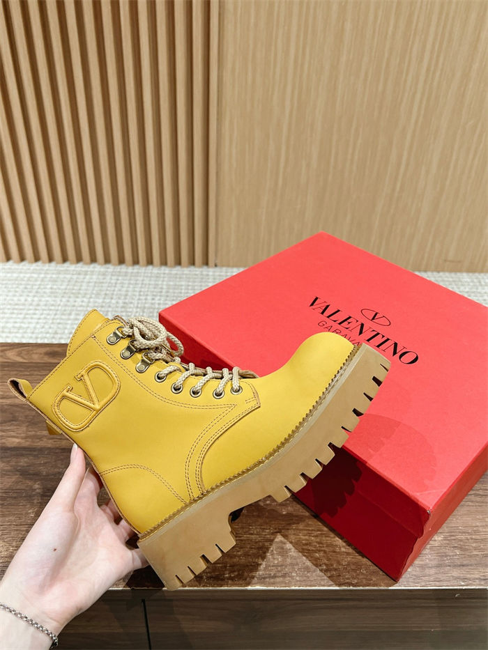 Valentino COMBAT BOOT Lace-up