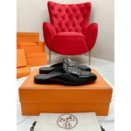 Hermes Mules Oz Fringed