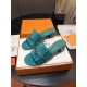 Hermes Giulia Sandals 45MM Suede