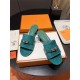 Hermes Giulia Sandals 45MM Suede