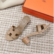 Hermes Oasis Sandals Epsom