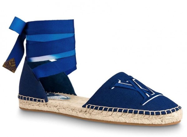 Louis Vuitton LV Escale Starboard Flat Espadrille Blue