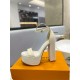 Louis Vuitton Platform Sandals Fame Patent