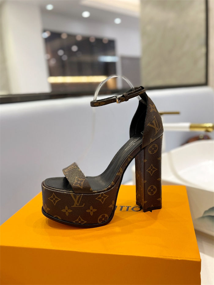 Louis Vuitton Platform Sandals Fame Monogram