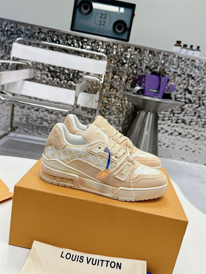 Louis Vuitton LV Trainer Sneaker Brushed