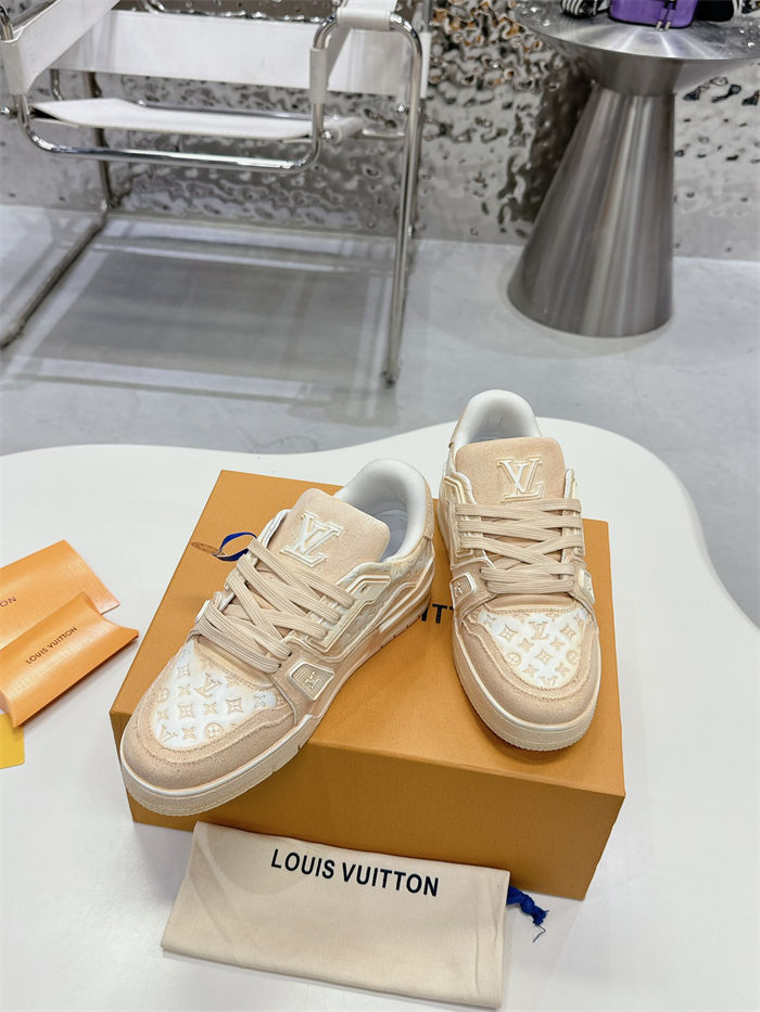 Louis Vuitton LV Trainer Sneaker Brushed