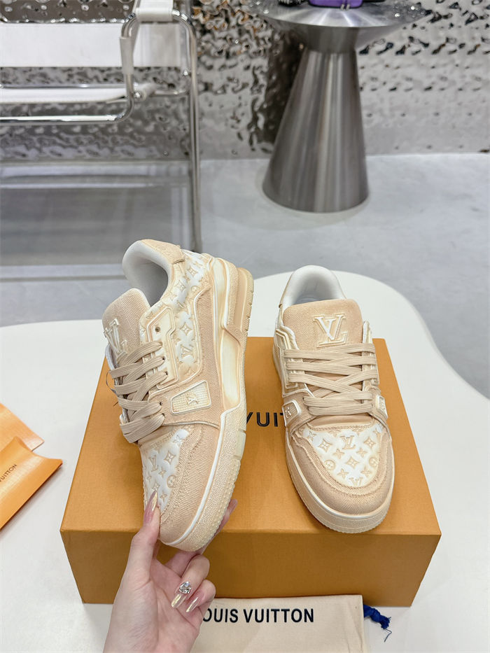 Louis Vuitton LV Trainer Sneaker Brushed