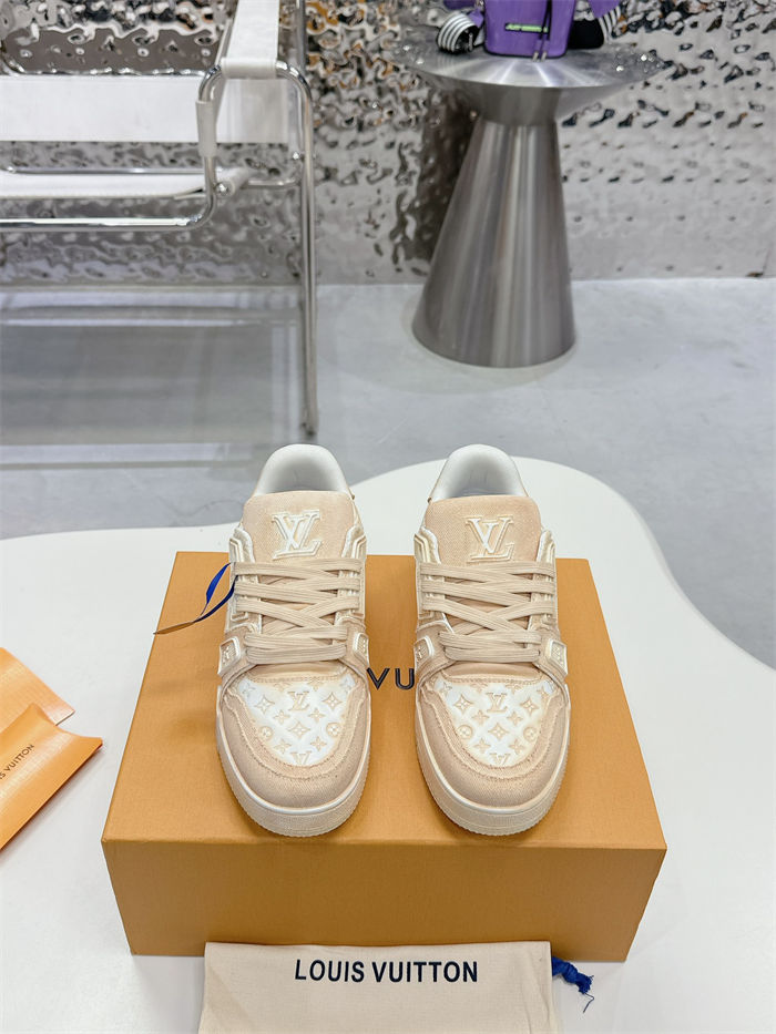 Louis Vuitton LV Trainer Sneaker Brushed