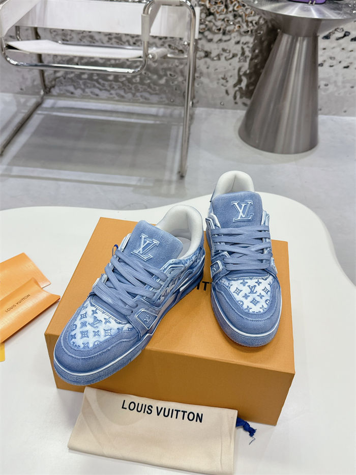 Louis Vuitton LV Trainer Sneaker Brushed