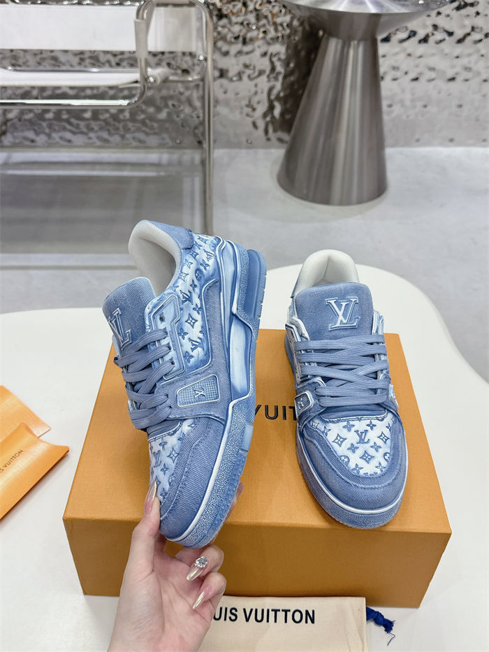 Louis Vuitton LV Trainer Sneaker Brushed