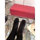 VALENTINO GARAVANI VLOGO 100 Suede Knee Boots in Black