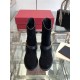 VALENTINO Vlogo Signature Calfskin Ankle Boot for Woman in Black