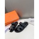 Hermes Slide Sandals Epsom Leather