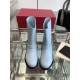 VALENTINO Vlogo Signature Calfskin Ankle Boot for Woman in White