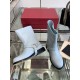 VALENTINO Vlogo Signature Calfskin Ankle Boot for Woman in White