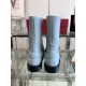 VALENTINO Vlogo Signature Calfskin Ankle Boot for Woman in White