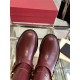 VALENTINO Vlogo Signature Calfskin Ankle Boot for Woman in Dark Red