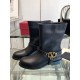 VALENTINO Vlogo Signature Calfskin Ankle Boot for Woman in Black 