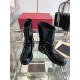 VALENTINO Vlogo Signature Calfskin Ankle Boot for Woman in Black 