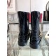 VALENTINO Vlogo Signature Calfskin Ankle Boot for Woman in Black 