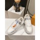 Louis Vuitton Men LV Trainer Sneaker Crocodile