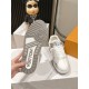 Louis Vuitton Men LV Trainer Sneaker Crocodile