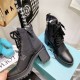 Prada Re-Nylon and Leather Booties