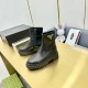 Prada Leather Chelsea Ankle Boots